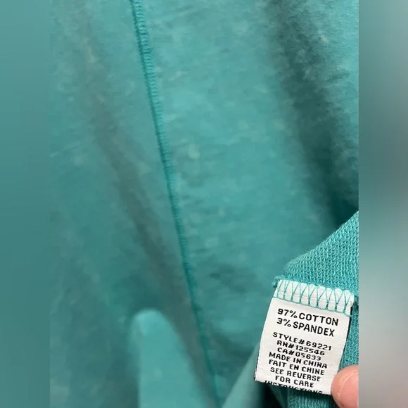 Habitat clothes to live in Teal Blue Set Women’s Size Large - Picture 9 of 13